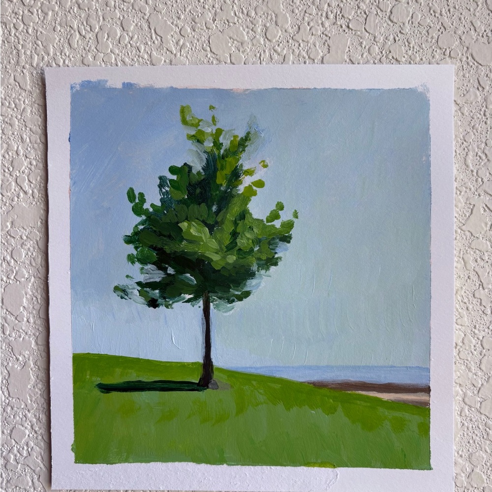 Green Tree Art Print